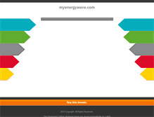 Tablet Screenshot of myenergywave.com